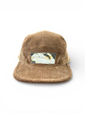 PATCH CORDUROY CAP (BROWN）