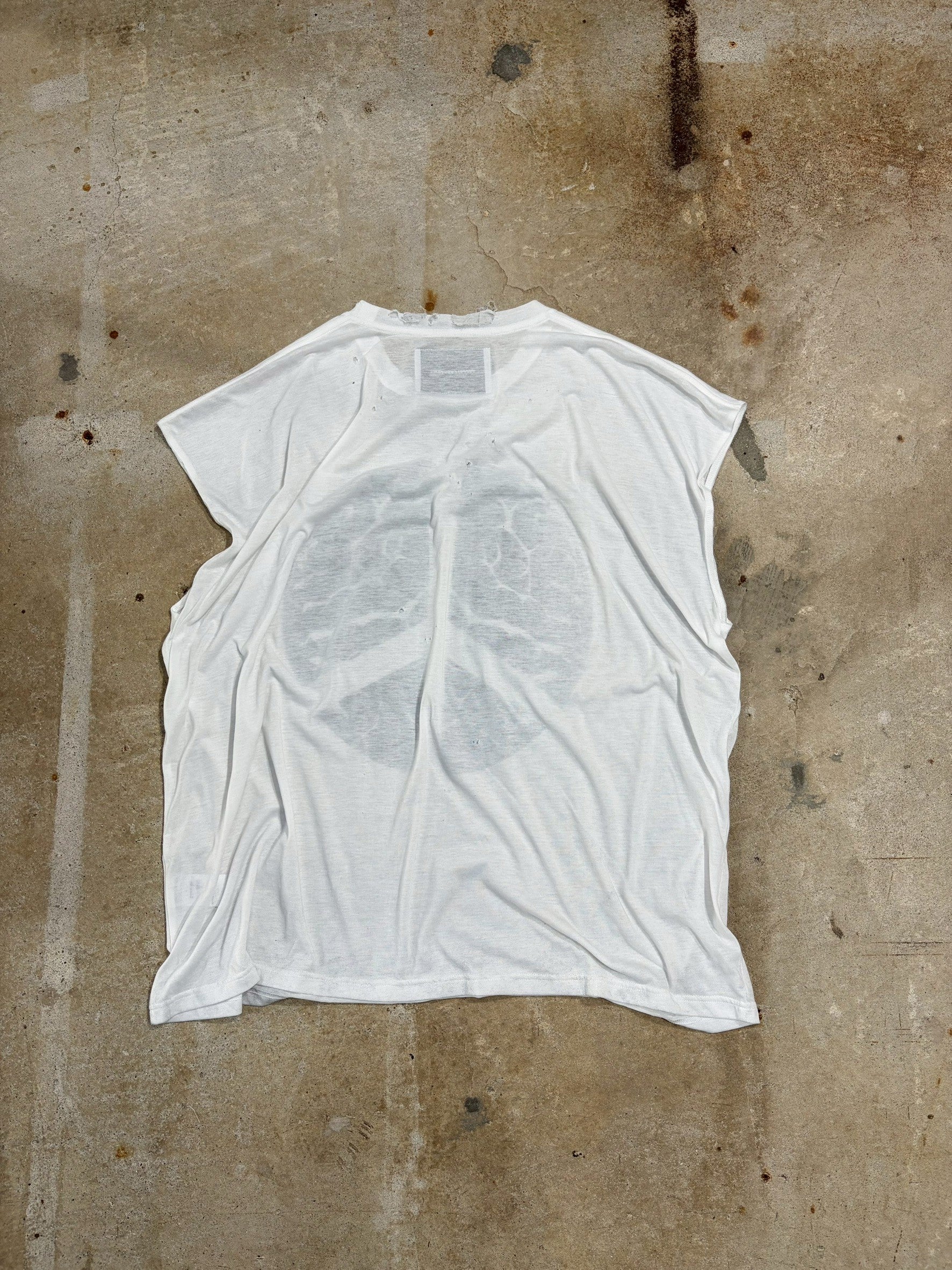 BRAIN CRASH NO-SLEEVE T-SHIRT