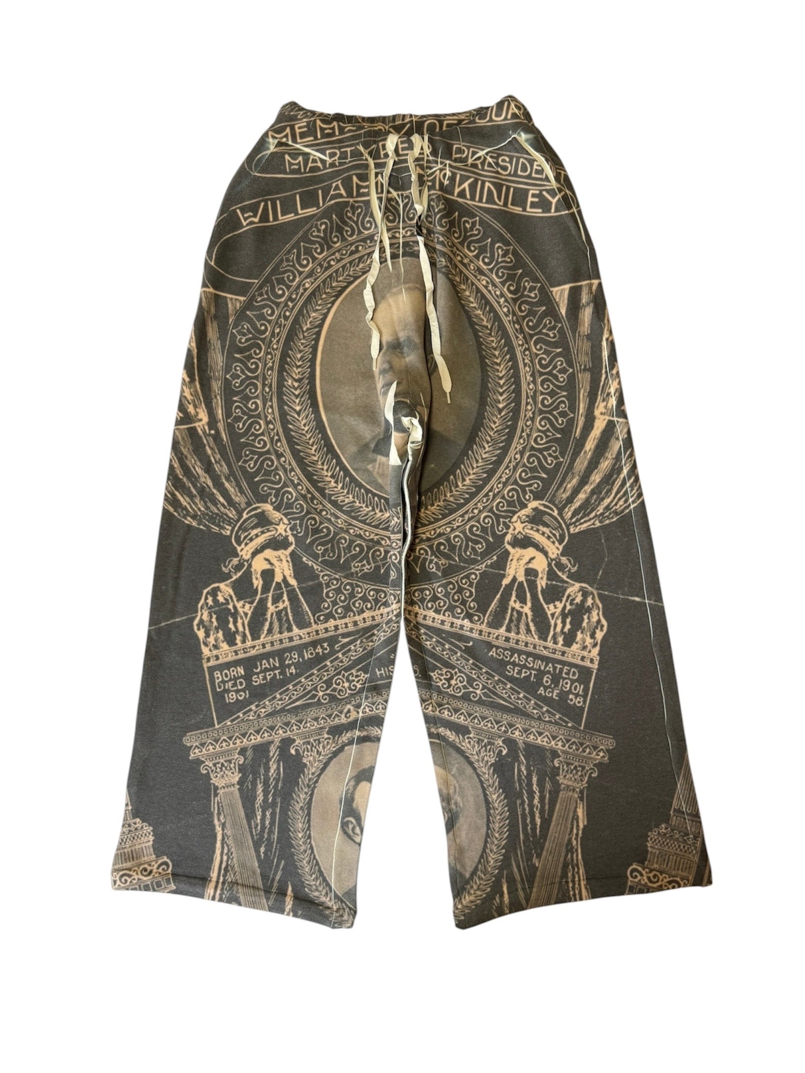 ART PRINT LOOSE PANTS