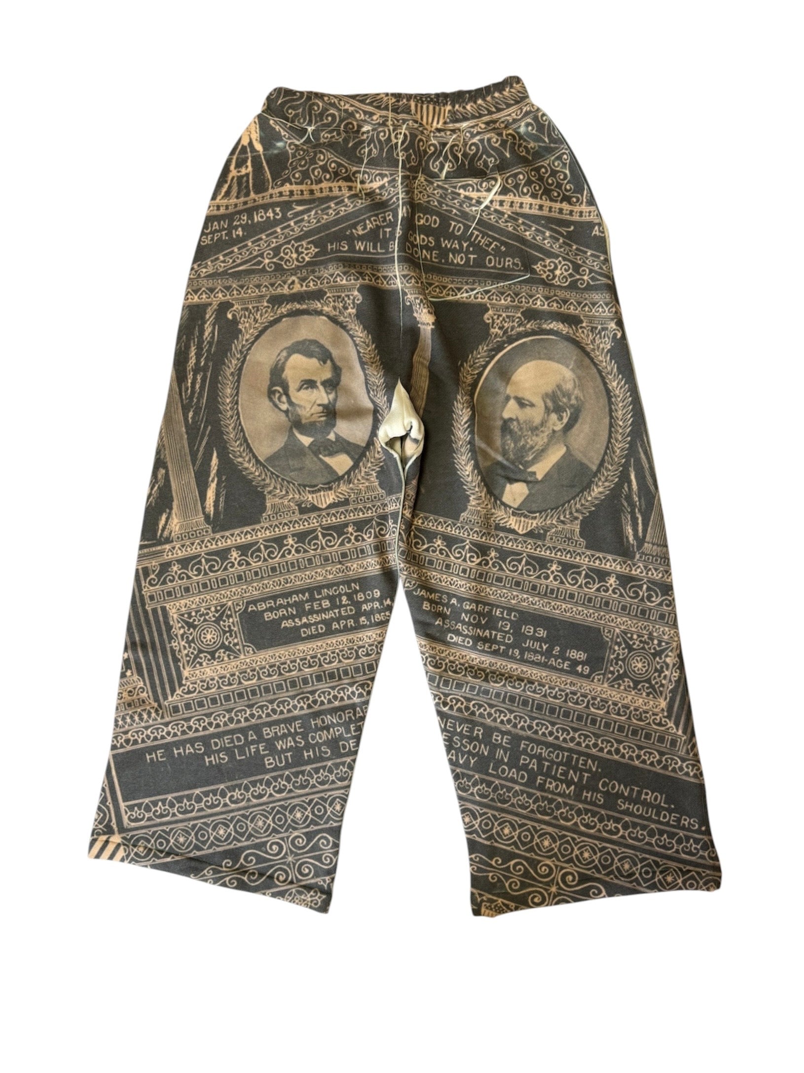 ART PRINT LOOSE PANTS