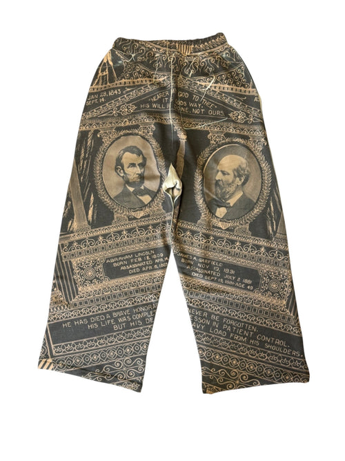 ART PRINT LOOSE PANTS