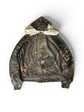 ART PRINT W-ZIP PARKA