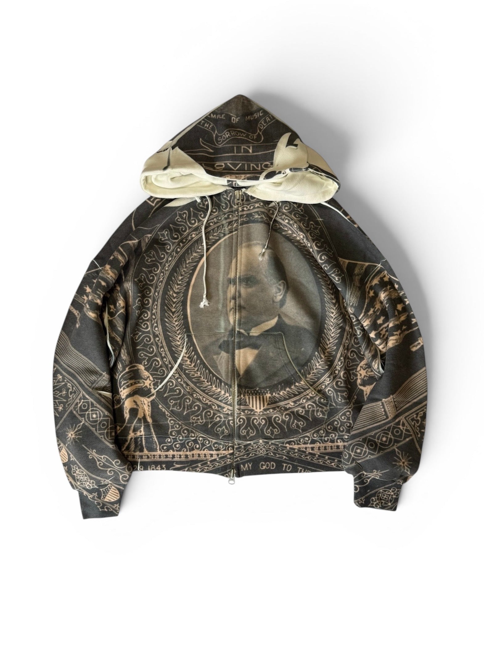 ART PRINT W-ZIP PARKA
