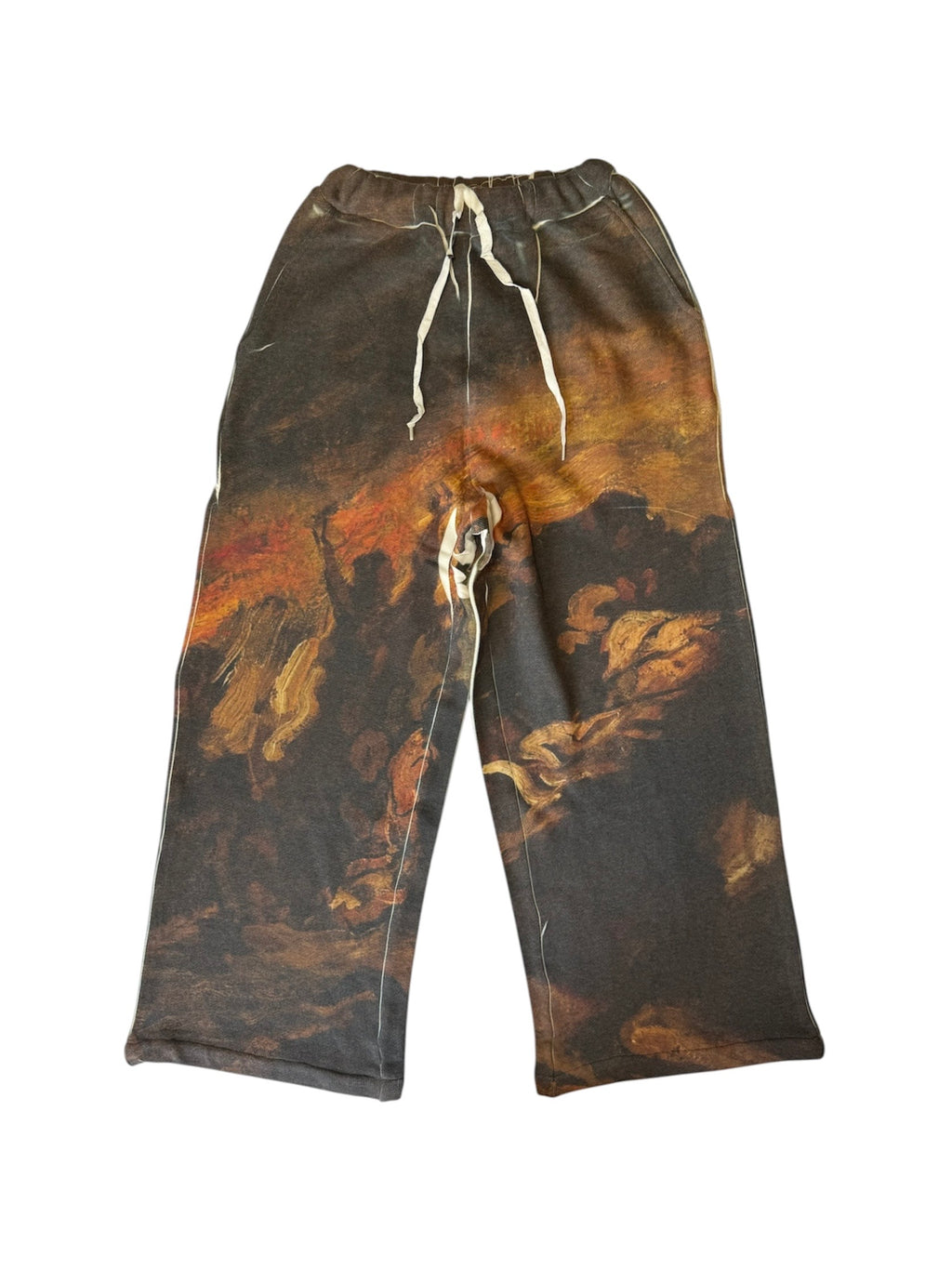 ART PRINT LOOSE PANTS