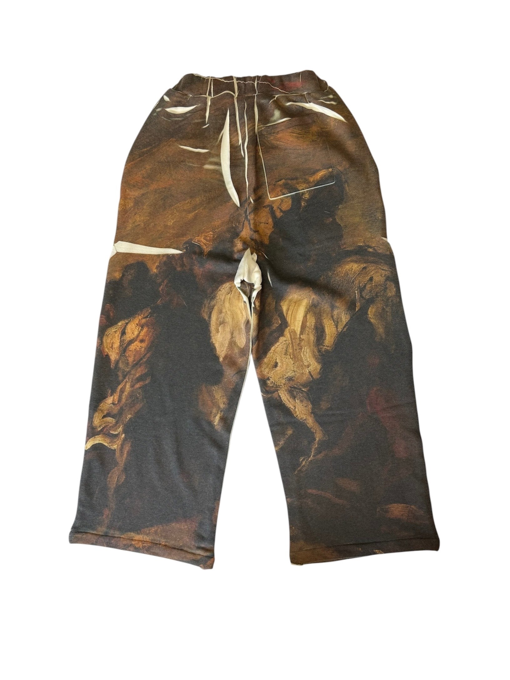 ART PRINT LOOSE PANTS