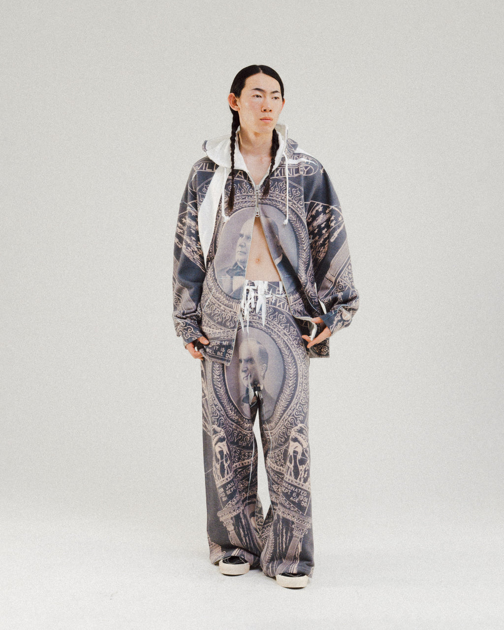 ART PRINT LOOSE PANTS