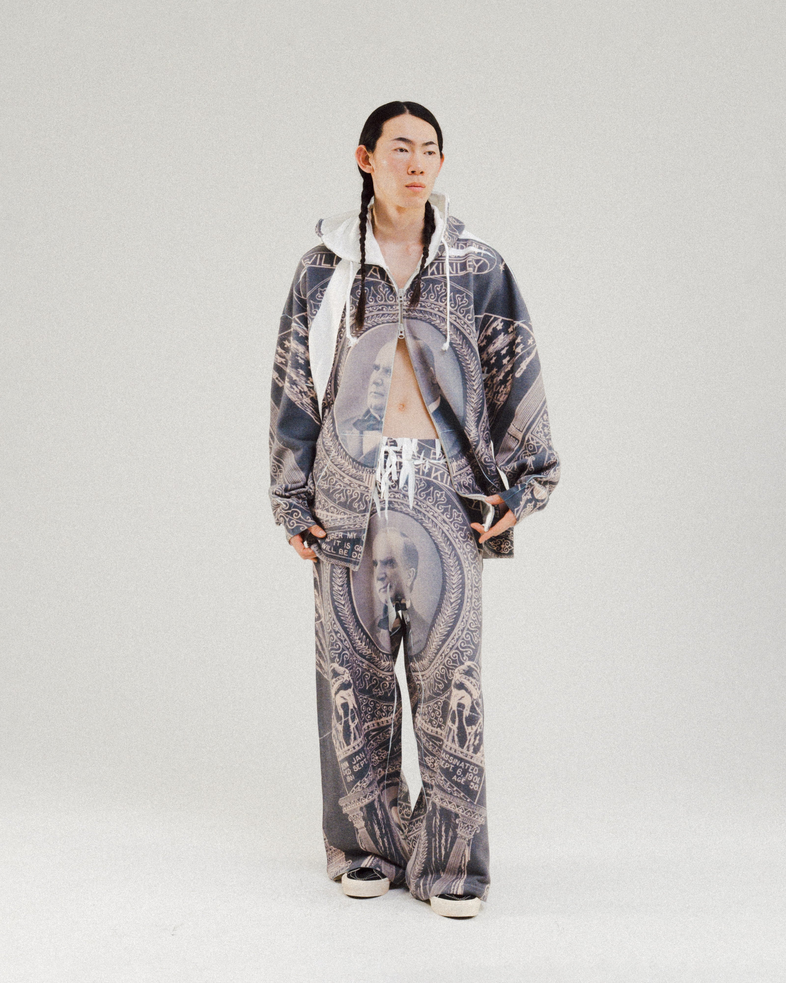 ART PRINT LOOSE PANTS