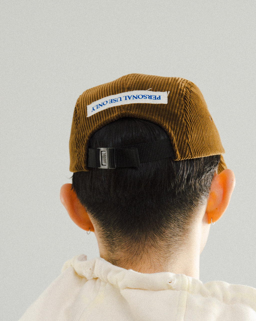 PATCH CORDUROY CAP (BROWN）
