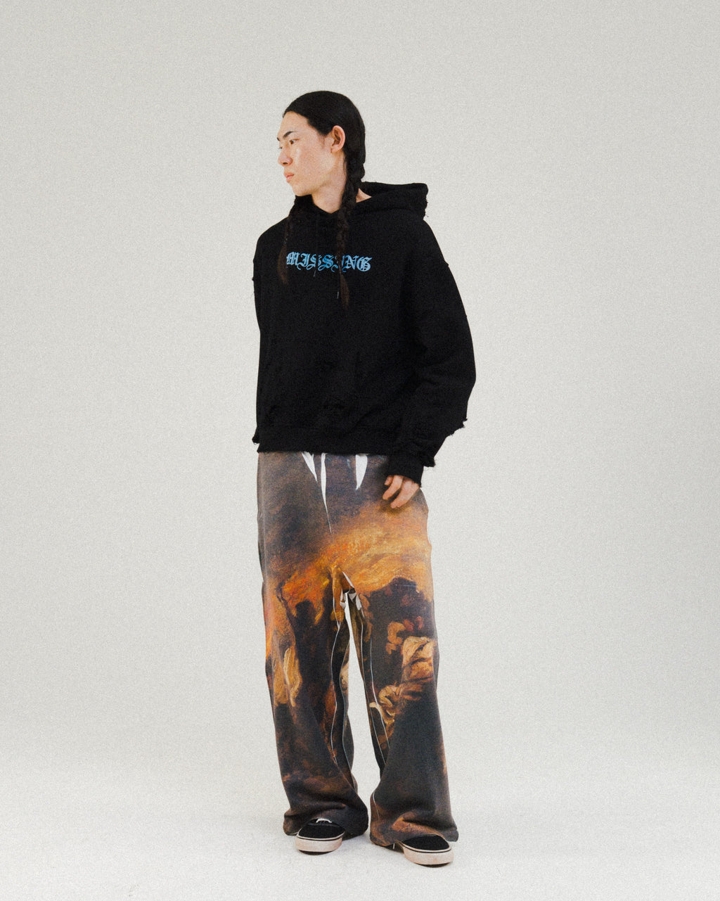 ART PRINT LOOSE PANTS