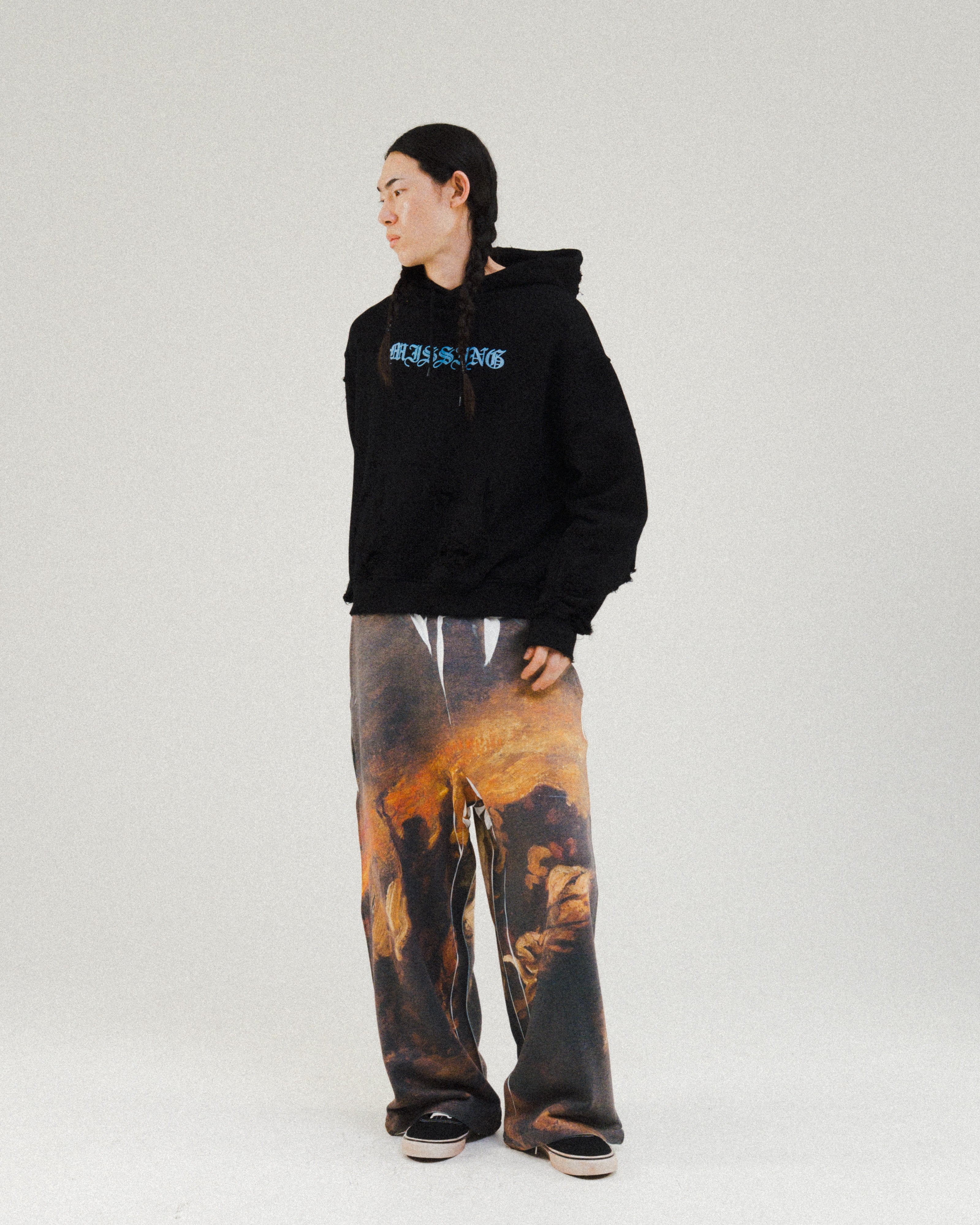 ART PRINT LOOSE PANTS