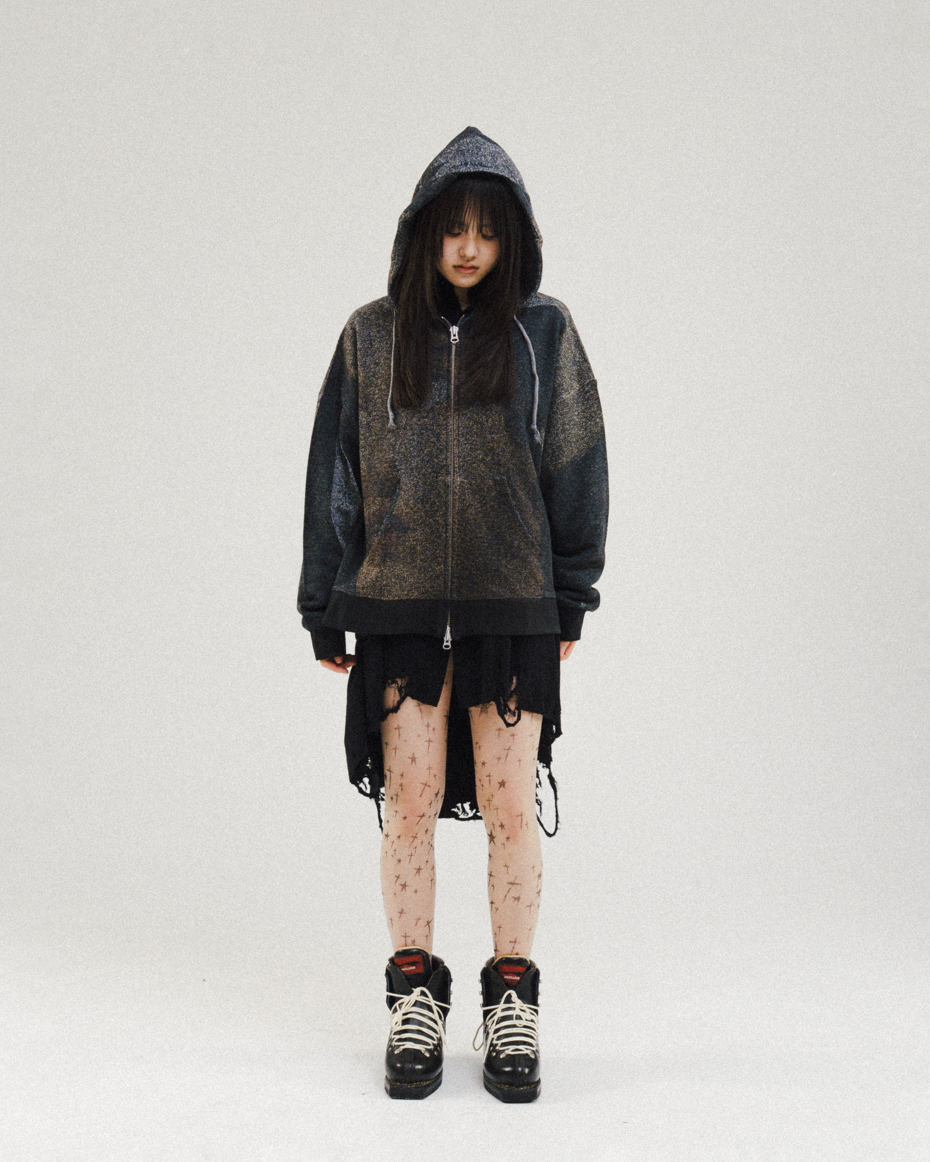 ART PRINT W-ZIP PARKA